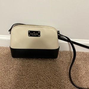 Kate Spade crossbody Black and White